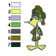 Count Duckula Embroidery Design 03